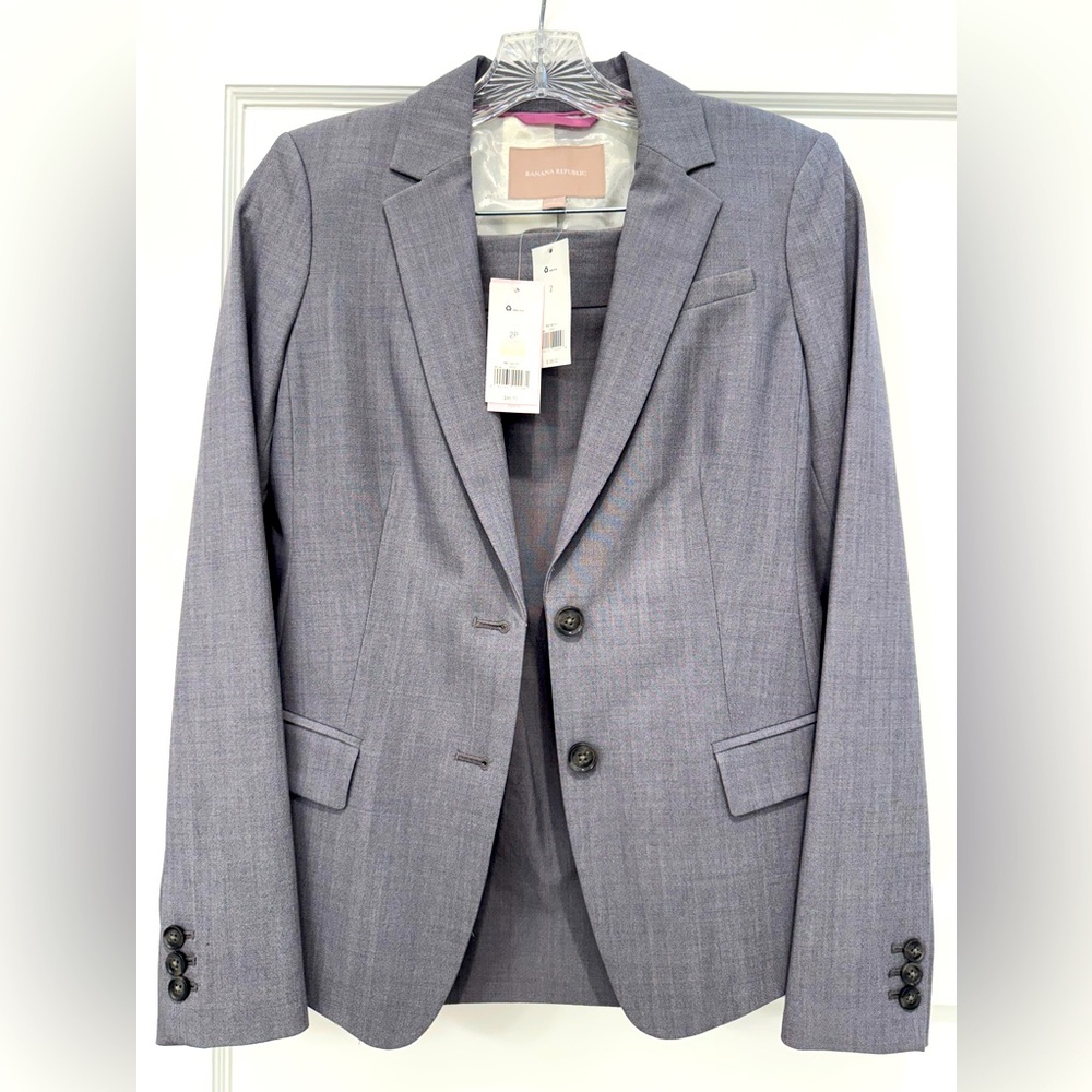 NWT Banana Republic Gray Suit